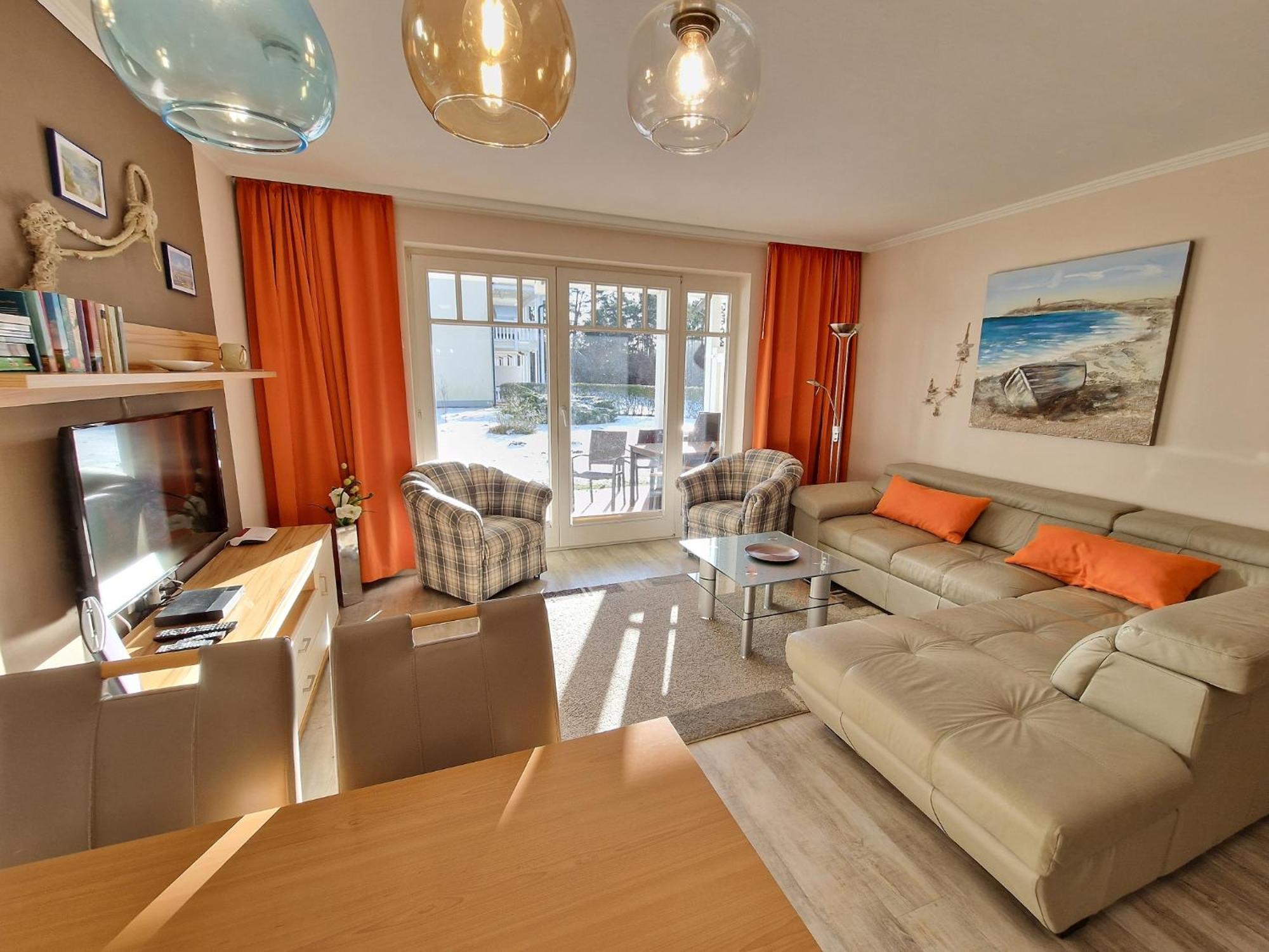 Duenenpark Binz - Komfort Ferienwohnung Mit 1 Schlafzimmer Und Terrasse Im Erdgeschoss 220 Exteriör bild